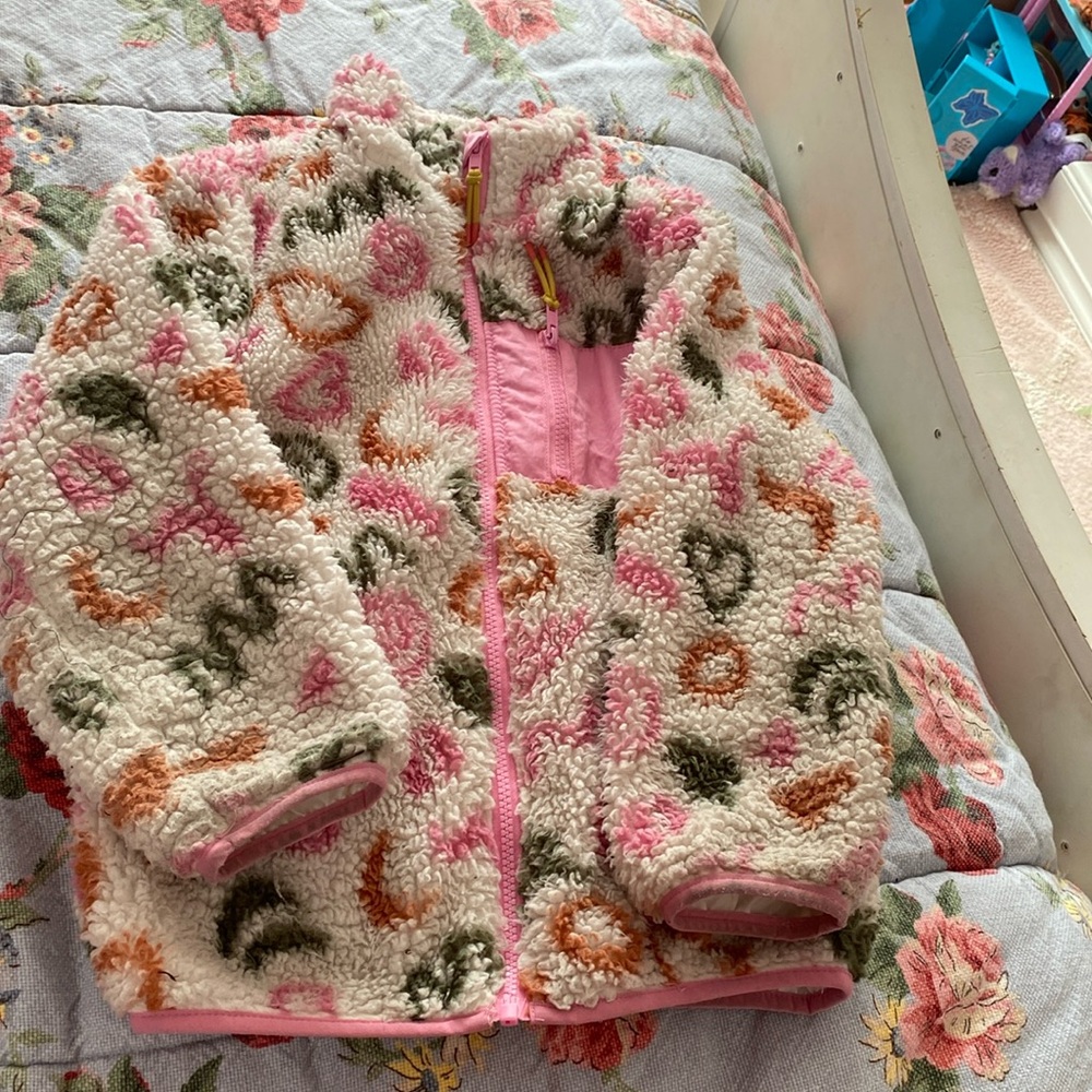 Fluffy light jacket size 8